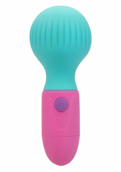 CalExotics Naughty Bits To The Max Wand Mini Massager, 10 Modes, Waterproof, Purple