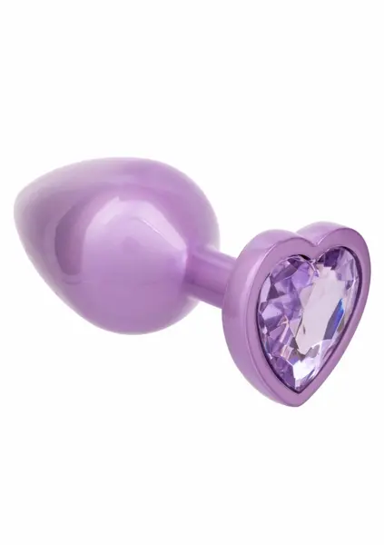 CalExotics Jewel Diamond Heart Plug Large - Elegant Metal Intimate Accessory