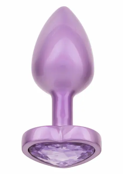 CalExotics Jewel Diamond Heart Plug Small - Elegant Nickel-Free Intimate Accessory