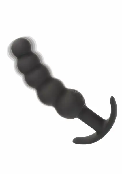 CalExotics Boundless Vibrating X5 Beaded Plug Silicone Waterproof Black