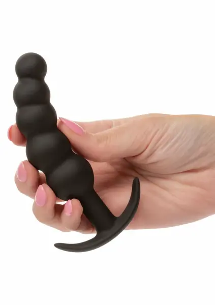 CalExotics Boundless Vibrating X5 Beaded Plug Silicone Waterproof Black