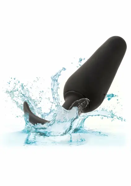 CalExotics Boundless Vibrating Slim Plug Black USB Rechargeable 10 Modes
