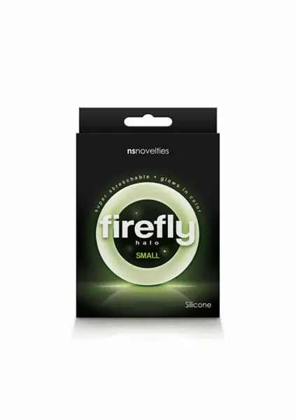NS Novelties Firefly Halo 50 mm Silicone Ring Small Glow-in-the-Dark