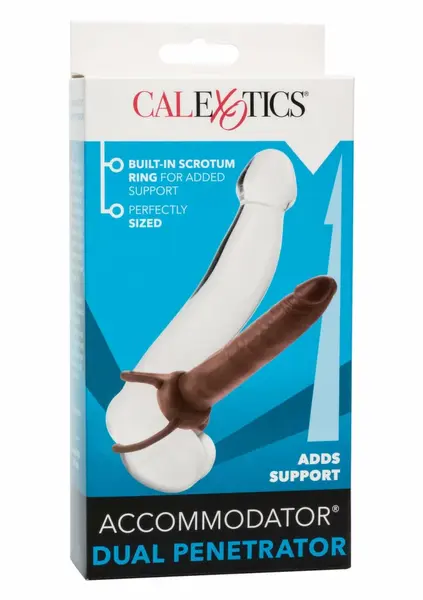 CalExotics California Exotic Accommodator Dual Penetrator Adjustable System 13cm