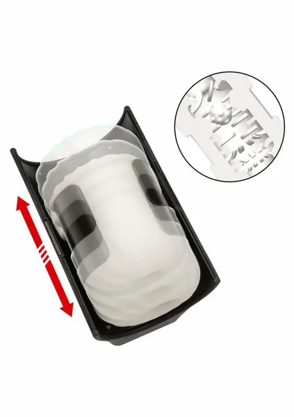 CalExotics Optimum Power Thruster Rechargeable Intimate Machine, 5 Modes, Black