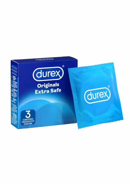 Durex Extra Safe 6x3 Enhanced Comfort & Protection Latex Condoms