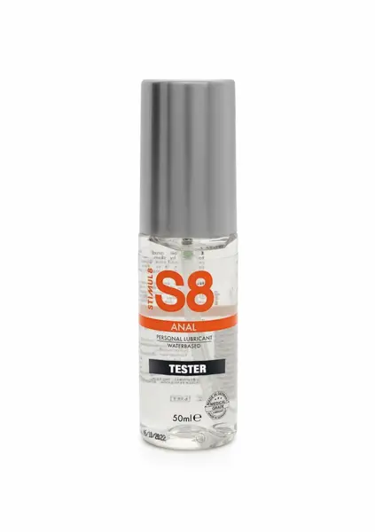 S8 Anal Lubricant 50ml Water-Based Formula Tester