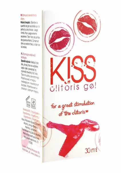 Cobeco Pharma Kiss Clitoris Gel 30 ml - Intimate Warming Sensation Formula