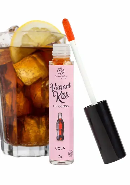 Secret Play Vibrant Kiss Lip Gloss 6g - Flavoured, Vibrating, Edible, Glycerin Base