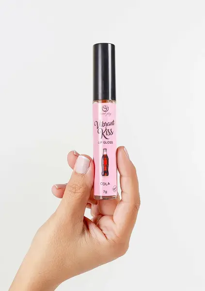 Secret Play Vibrant Kiss Lip Gloss 6g - Flavoured, Vibrating, Edible, Glycerin Base