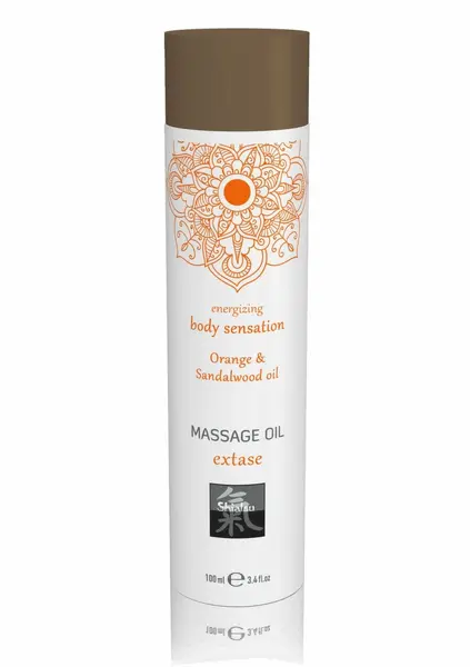 HOT Seductive Massage Oil 100 ml - Nourishing Natural Oils, Amber Scent