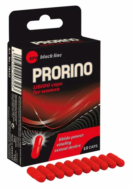 HOT Prorino Libido Caps For Women 10 pcs - Herbal Support Formula