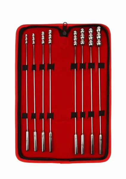 Mr. Steel Rosebud Urethral Sounds Set 8 pcs Stainless Steel Precision