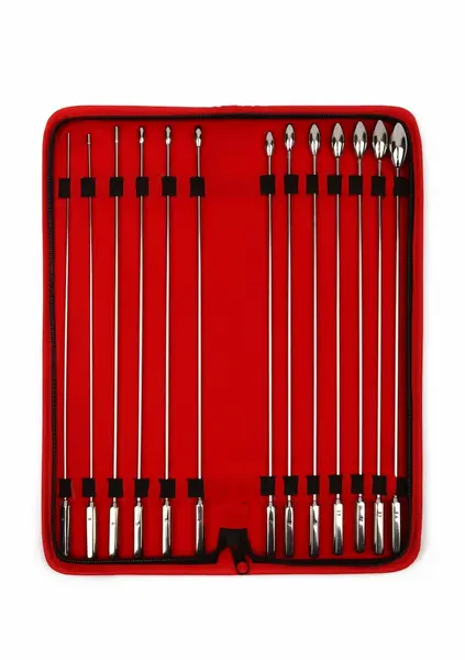 Mr. Steel Rosebud Urethral Sounds Set 13 pcs Stainless Steel Precision