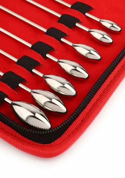 Mr. Steel Rosebud Urethral Sounds Set 13 pcs Stainless Steel Precision