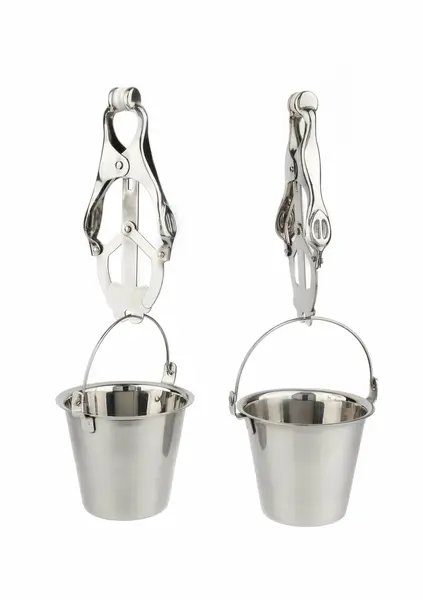 Mr. Steel Nipple Clamps with Adjustable Stainless Steel Buckets 8713221840127