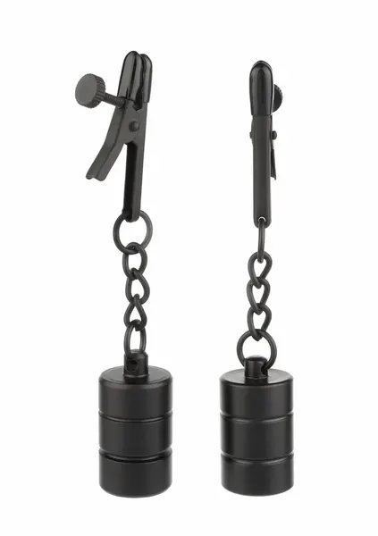 Mr. Steel Adjustable Nipple Clamp Set with Stainless Steel Weights