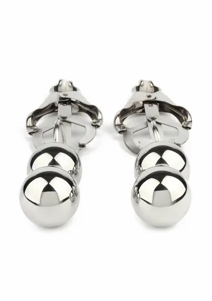 Mr. Steel Clover Nipple Clamps with Adjustable Weights Stainless Steel