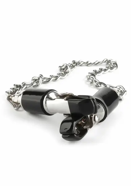 Mr. Steel Barrel Adjustable Nipple Clamps with Chain - Precision Grip