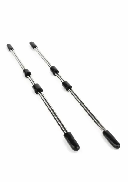 Mr. Steel Nipple Sticks 20cm Stainless Steel Adjustable Rods