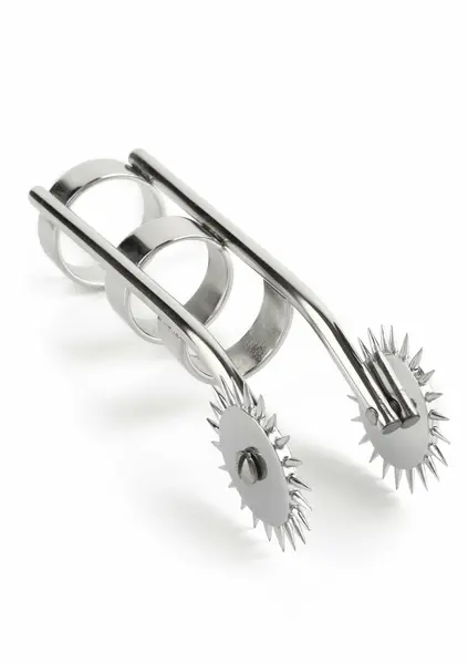 Mr. Steel Double Finger Pinwheel Stainless Steel Sensory Tool