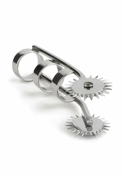 Mr. Steel Double Finger Pinwheel Stainless Steel Sensory Tool