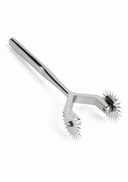 Mr. Steel Twin Wartenberg Pinwheel Stainless Steel Sensory Tool