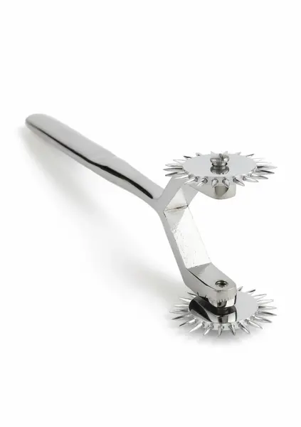 Mr. Steel Twin Wartenberg Pinwheel Stainless Steel Sensory Tool
