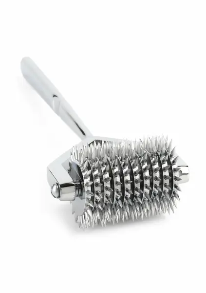 Mr. Steel 10-Reel Stainless Steel Sensory Pinwheel, Ergonomic Handle