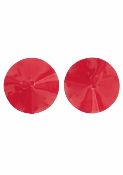 Kinky Diva Nipple Covers Glossy Reusable Adhesive Pasties Black