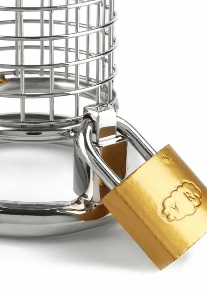 Mr. Steel Matrix Chastity Cage Stainless Steel Secure System