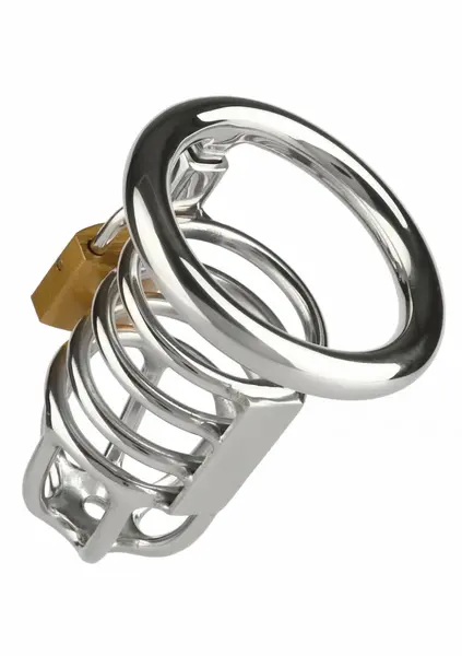Mr. Steel Chastity Cage Stainless Steel Secure Locking System 8713221839749