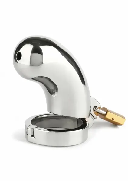 The Brig Male Chastity Device Stainless Steel Secure System 8713221839701
