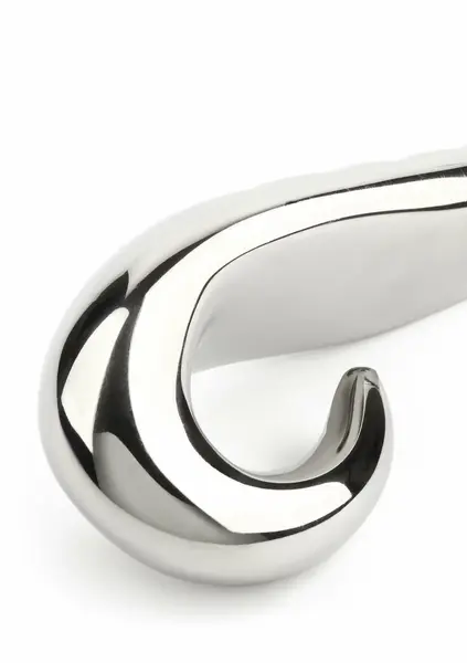 Mr. Steel Devil's Tongue Stainless Steel Intimate Tool Silver 21cm