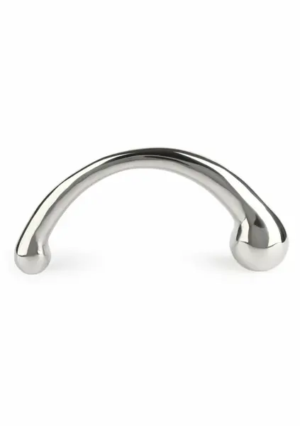 Mr. Steel The Curvy G-spot Double Ended Stainless Steel Massager 22cm