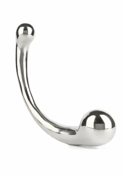 Mr. Steel The Curvy G-spot Double Ended Stainless Steel Massager 22cm