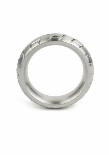 Mr. Steel MeGa Tire C-Ring Satin 45mm - Stainless Steel, Satin Finish
