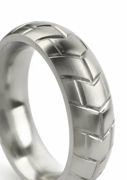 Mr. Steel MeGa Tire C-Ring Satin 40mm - Stainless Steel Ring, Satin Finish