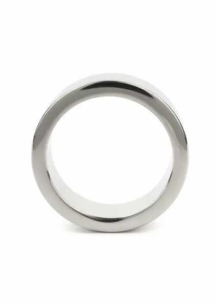 Mr. Steel Wide Band Stainless Steel Intimate Ring 40mm