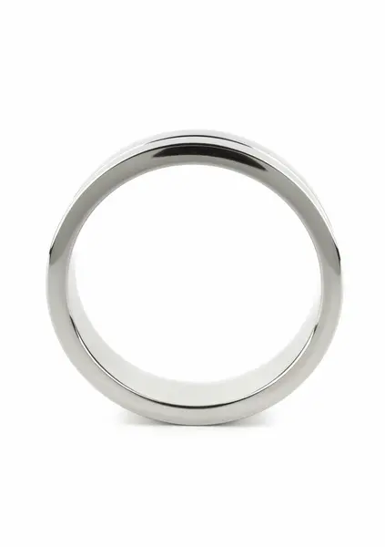 Mr. Steel Single Grooved Stainless Steel Ring 55mm - Polished Finish