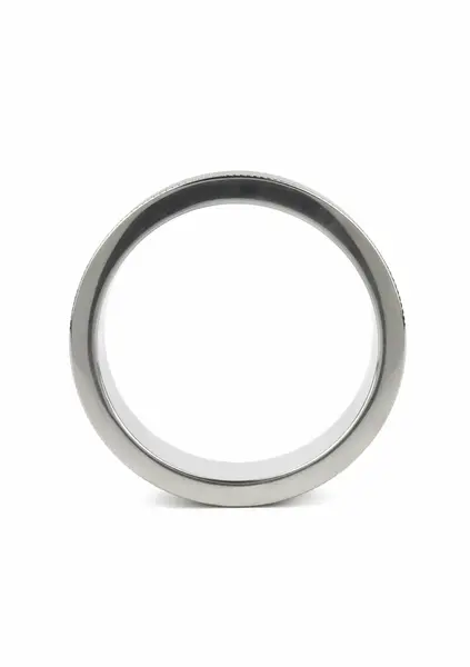 Mr. Steel CrissCross C-Ring 55mm Stainless Steel Textured Band