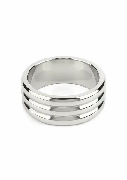 Mr. Steel Elegant Deep C-Ring 55mm Stainless Steel Anatomical Ring