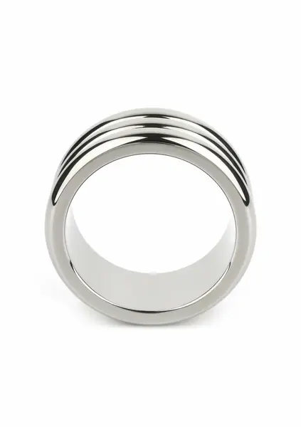 Mr. Steel Elegant Deep C-Ring 45mm Stainless Steel Anatomical Ring
