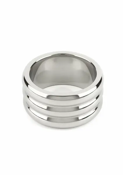 Mr. Steel Elegant Deep C-Ring 40mm Stainless Steel Anatomical Ring