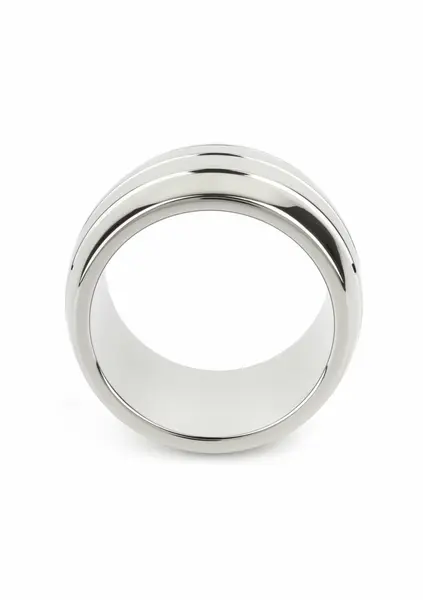 Mr. Steel Oval Barrel C-Ring 40mm Stainless Steel Comfort Band