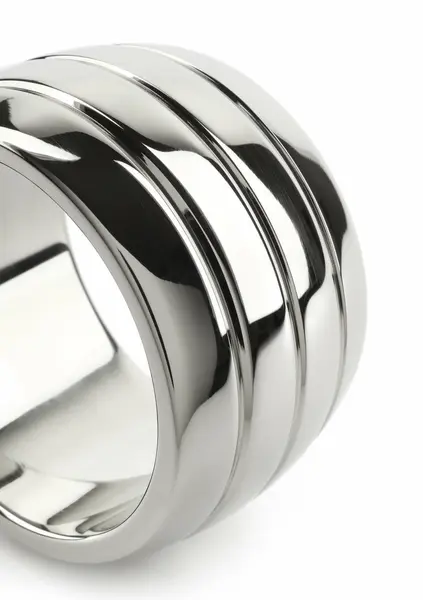 Mr. Steel Oval Barrel C-Ring 40mm Stainless Steel Comfort Band