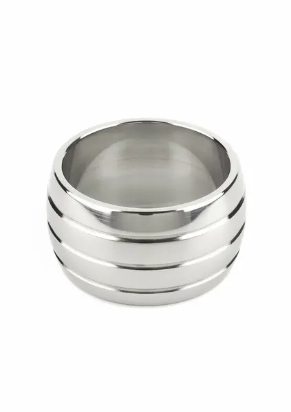 Mr. Steel Oval Barrel C-Ring 45mm Stainless Steel Wide Comfort Fit