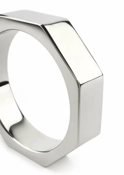 Nut шестоъгълен стоманен пръстен за пенис, 55 мм