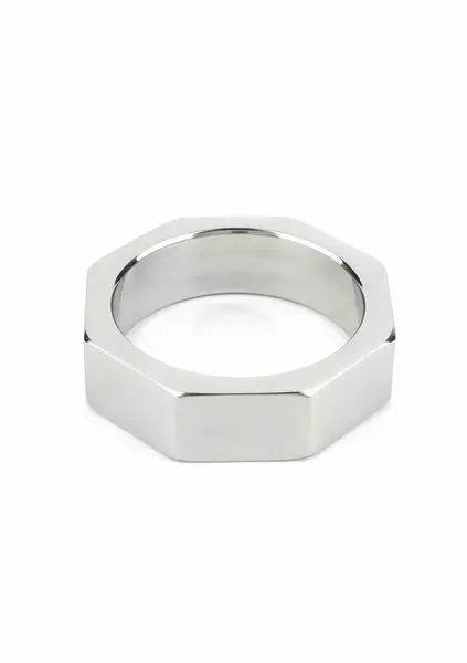 Mr. Steel Nut C-Ring 45mm Stainless Steel Hexagonal Design