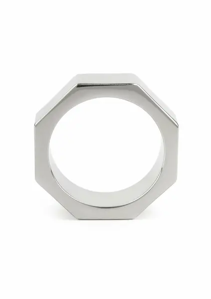 Mr. Steel Nut C-Ring 40mm Stainless Steel Hexagonal Design